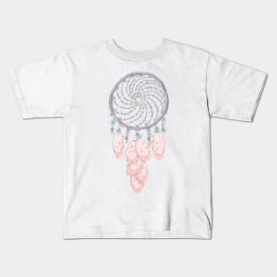 Dreamcatcher boho style. Hand drawing. Kids T-Shirt